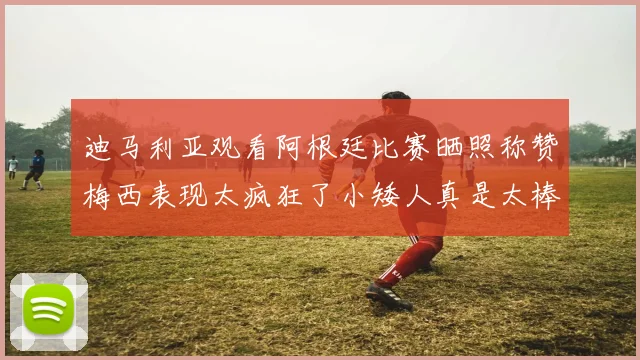 迪马利亚观看阿根廷比赛晒照称赞梅西表现太疯狂了小矮人真是太棒了